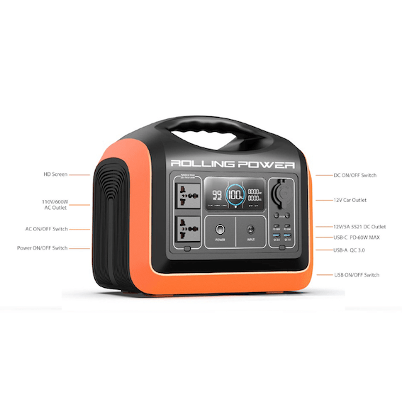 Rolling Power – RP1200W Portable Power Station with 992Wh LiFePO4 Battery - Image 12