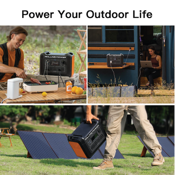 Rolling Power – RP1200W Portable Power Station with 992Wh LiFePO4 Battery - Image 9