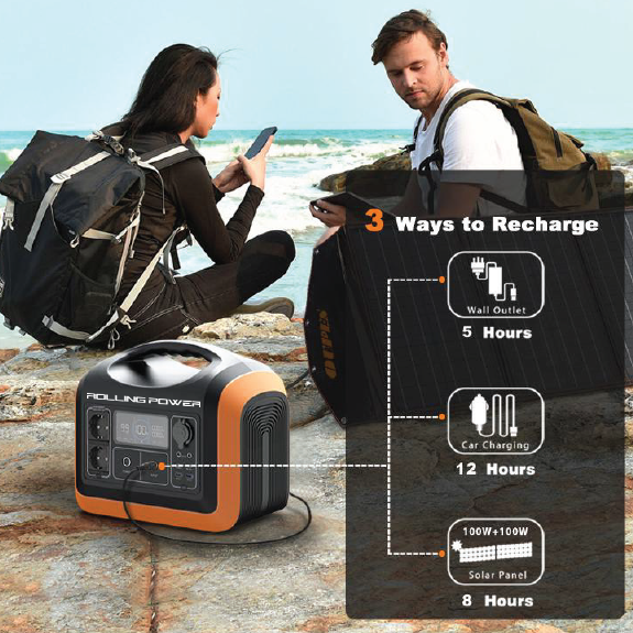 Rolling Power – RP1200W Portable Power Station with 992Wh LiFePO4 Battery - Image 5