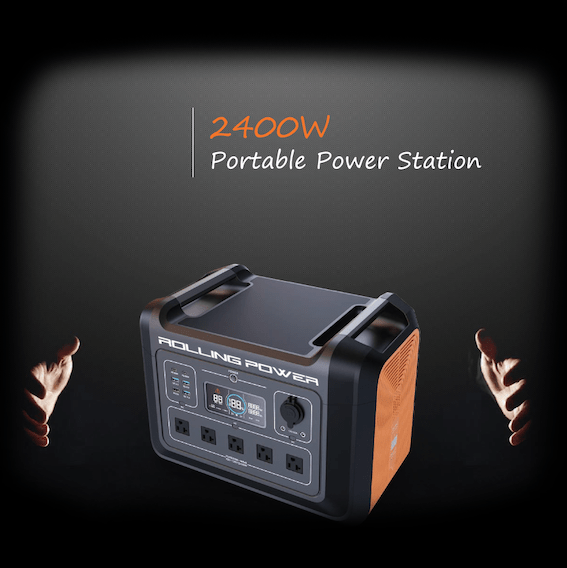 Rolling Power – RP2400W Portable Power Station with 2232Wh LiFePO4 Battery - Image 8